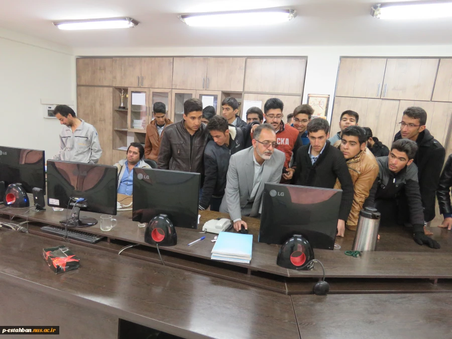 بازدید دانشجویان رشته عمران از کارخانه سیمان 3
