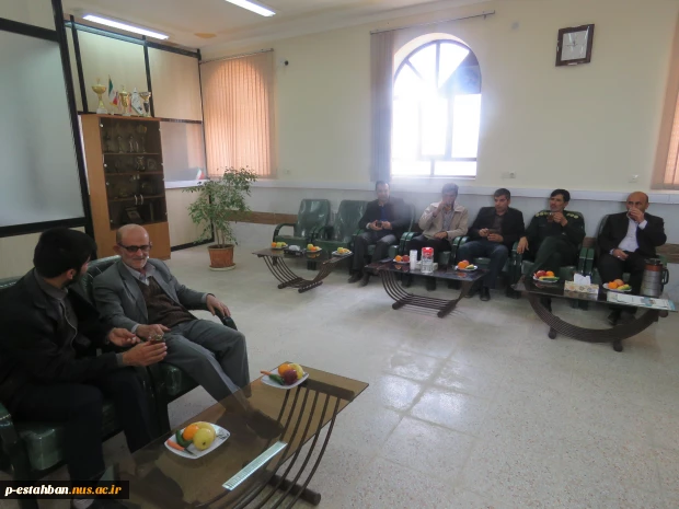بازدید سرهنگ شیبانی فرمانده سپاه استهبان از دانشکده فنی امام حسین(ع)  2
