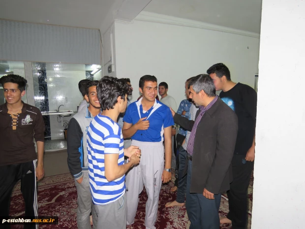 حضور مسئولین آموزشکده در جمع دانشجویان خوابگاه 4