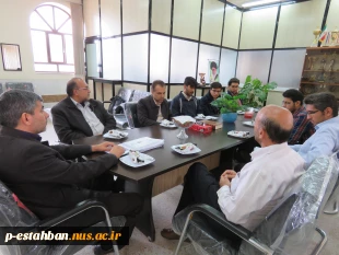 جلسه با همکاران و اعضای بسیج دانشجویی به مناسب هفته بسیج آبان ماه 96 2