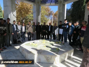 گلباران قبور شهدای گمنام به مناسبت هفته بسیج آذر ماه 96 5