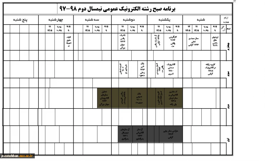 صبح الکترونیک عمومی