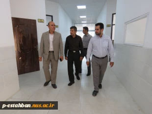 بازدید فرماندار استهبان از قسمت های مختلف مرکز آموزشی و قول مساعدت جهت اتمام پروژه در حال ساخت 25 تیر 98 2