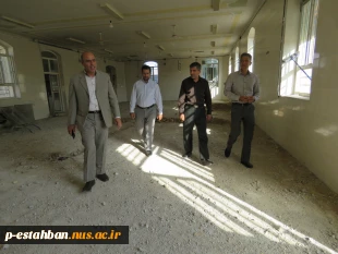 بازدید فرماندار استهبان از قسمت های مختلف مرکز آموزشی و قول مساعدت جهت اتمام پروژه در حال ساخت 25 تیر 98 6