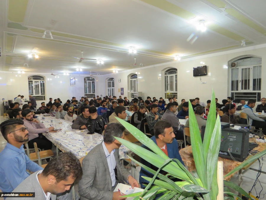 جلسه توجیهی دانشجویان ورودی مهرماه 98 همراه با مولودی خوانی توسط آقای شفیعی و سخنرانی کارآفرین برتر کشوری آقای آتشی در مورخه 98/08/19 10