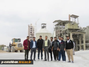 بازدید دانشجویان از کارخانه سیمان آذر ماه 98 4