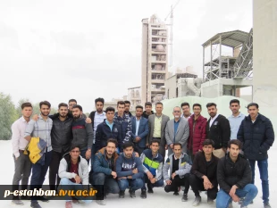 بازدید دانشجویان از کارخانه سیمان آذر ماه 98 3