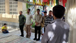 اردوی جهادی با حضور  اعضا بسیج دانشجویی آموزشکده فنی استهبان اردیبهشت ماه 1401 2